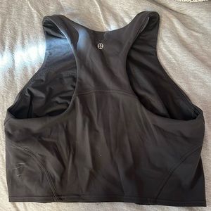 Wunder Train Racerback Tank Charcoal Gray